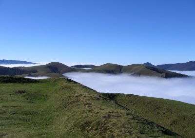 Collado de Lindus entre nieblas
