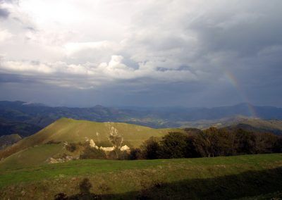 Arco iris en el collado de Lindus