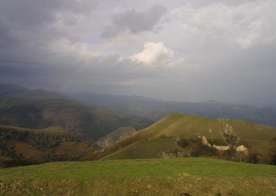Arco iris en el collado de Lindus