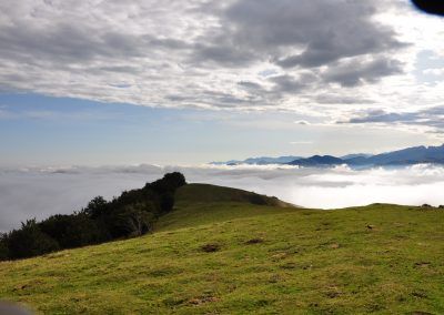Niebla baja en Organbidexka