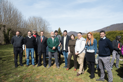 Presentation a Auritz/Burguete du projet transfrontalier des oiseaux migrateurs Lindus 2